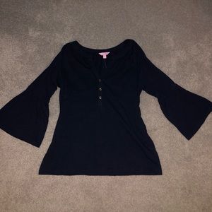 Navy Lily Pulitzer Top